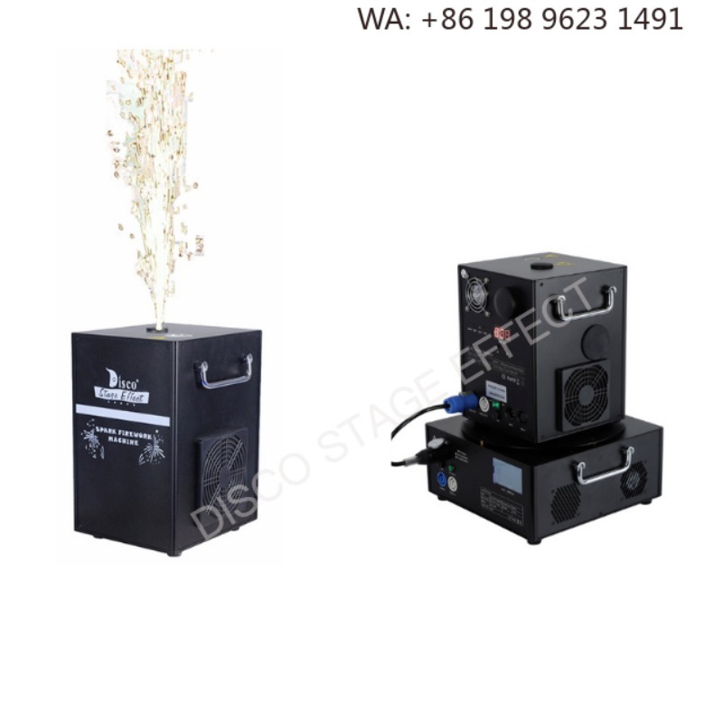 Wedding Fountain - ワイヤレス充電式コールドスパーク、内蔵バッテリー搭載ポータブルモバイルスパーク噴水、充電ベース付き、ステージ、結婚式、パーティーなどに最適