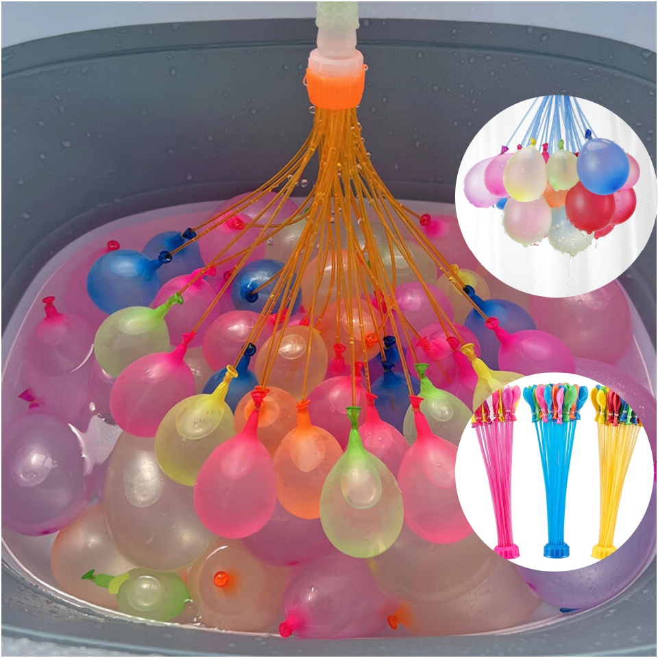 Confetti Balloon Set - 高速水充填バルーン自己結紮式サマーウォーターボム子供用ビーチトイ水爆弾フェスティバルパーティーウォーターバルーンゲームギフト