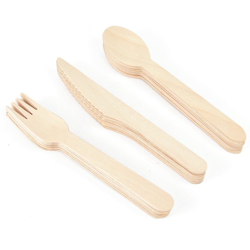 Wedding Supply Rentals - 使い捨ての木製スプーン,ナイフ,素朴な結婚式のカトラリー,誕生日パーティーの装飾用品