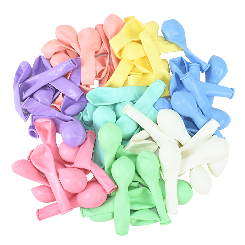 Confetti Balloon Set - マカロンラテックスバルーン,30または60個,5インチ,パステルカラー,クリスマス,結婚式,誕生日,出生前のパーティー,弓用