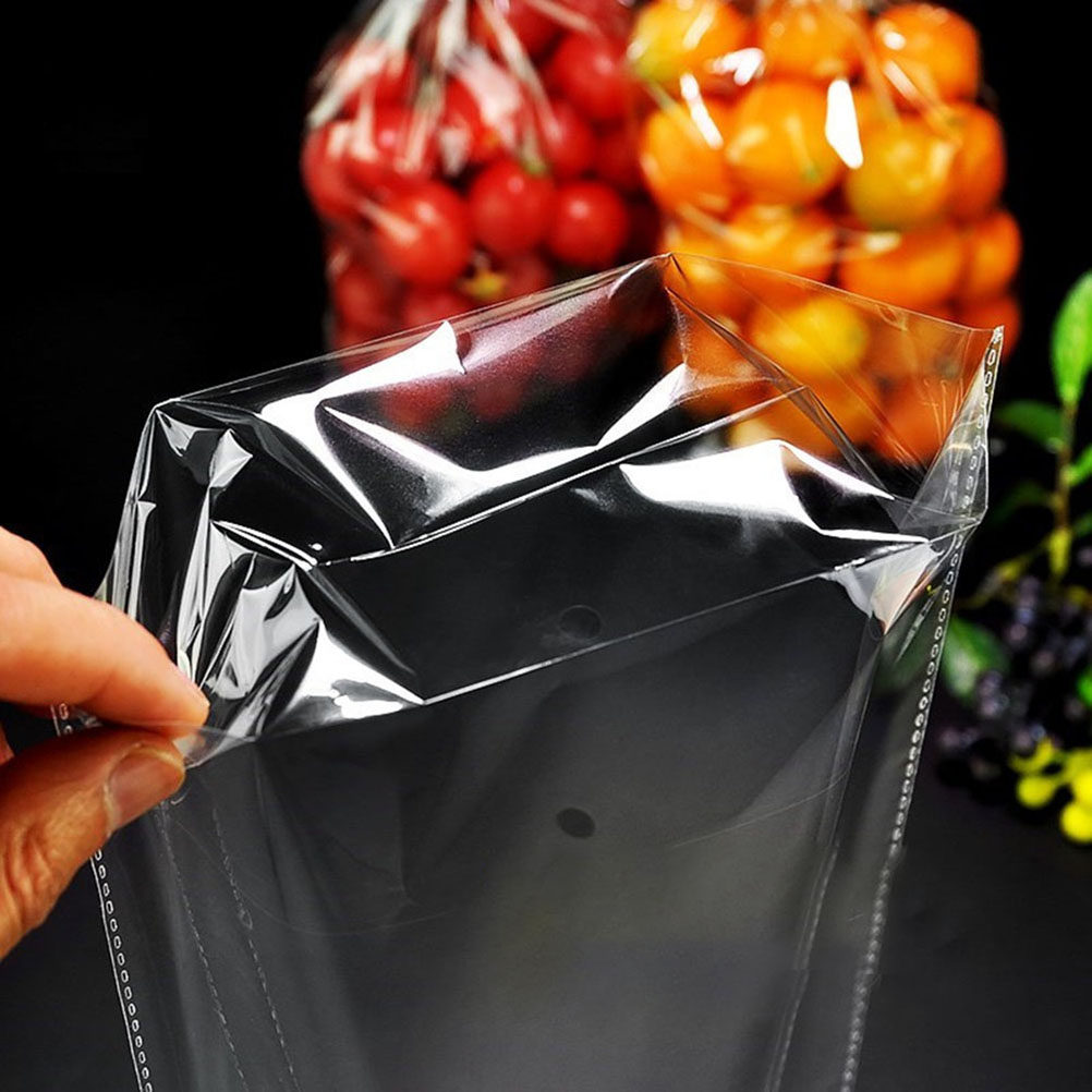 Wedding Packaging - 50 個の透明フラットポケットバッグ食品安全 Opp クリアキャンディ包装袋パーティー結婚式誕生日洗礼用