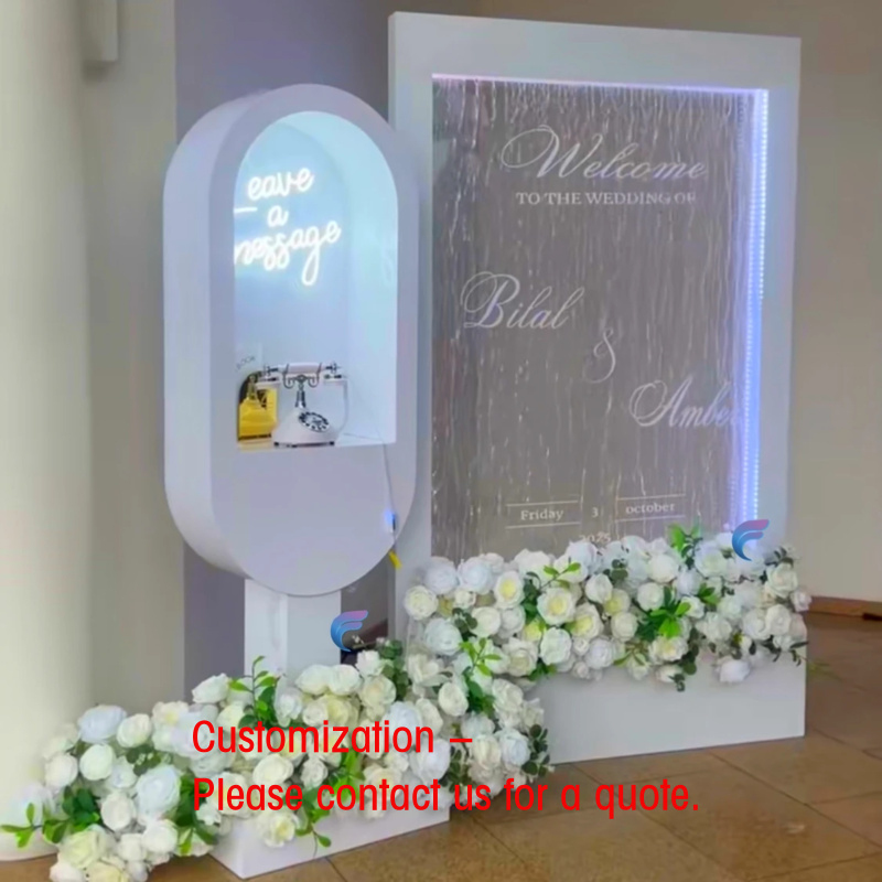 カスタムガラス製滝壁掛けウェディングウェルカムサインスタンド - Wedding Fountain のレビューと価格