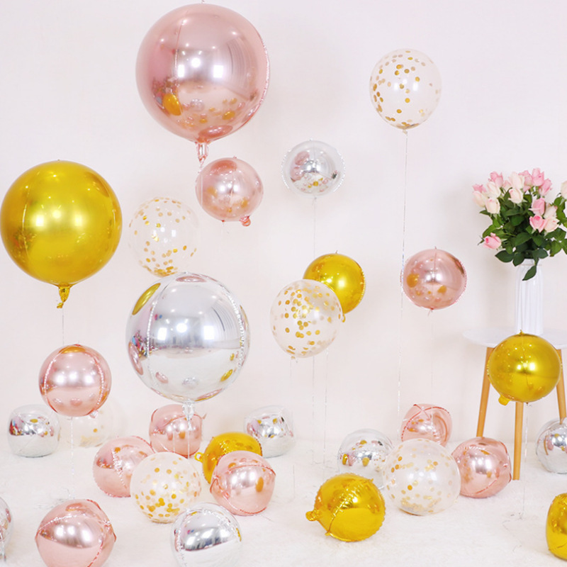 5個入り 10インチ、18インチ、22インチ 4D丸型メタル - Wedding Decor Supply Store のレビューと価格