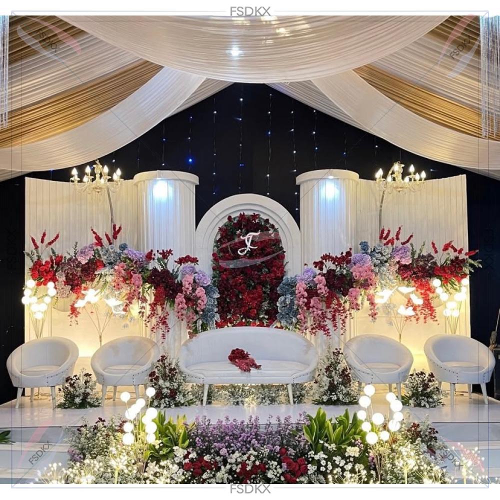 結婚式の装飾用品 PVCアーチ型背景スタンド カスタムウェデ - Wedding Supply Rentals のレビューと価格
