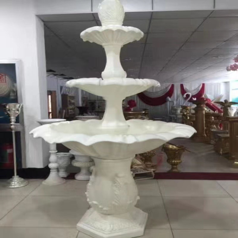 2メートルの薄いグラスファイバー製噴水、グラスファイバー噴水 - Wedding Fountain のレビューと価格