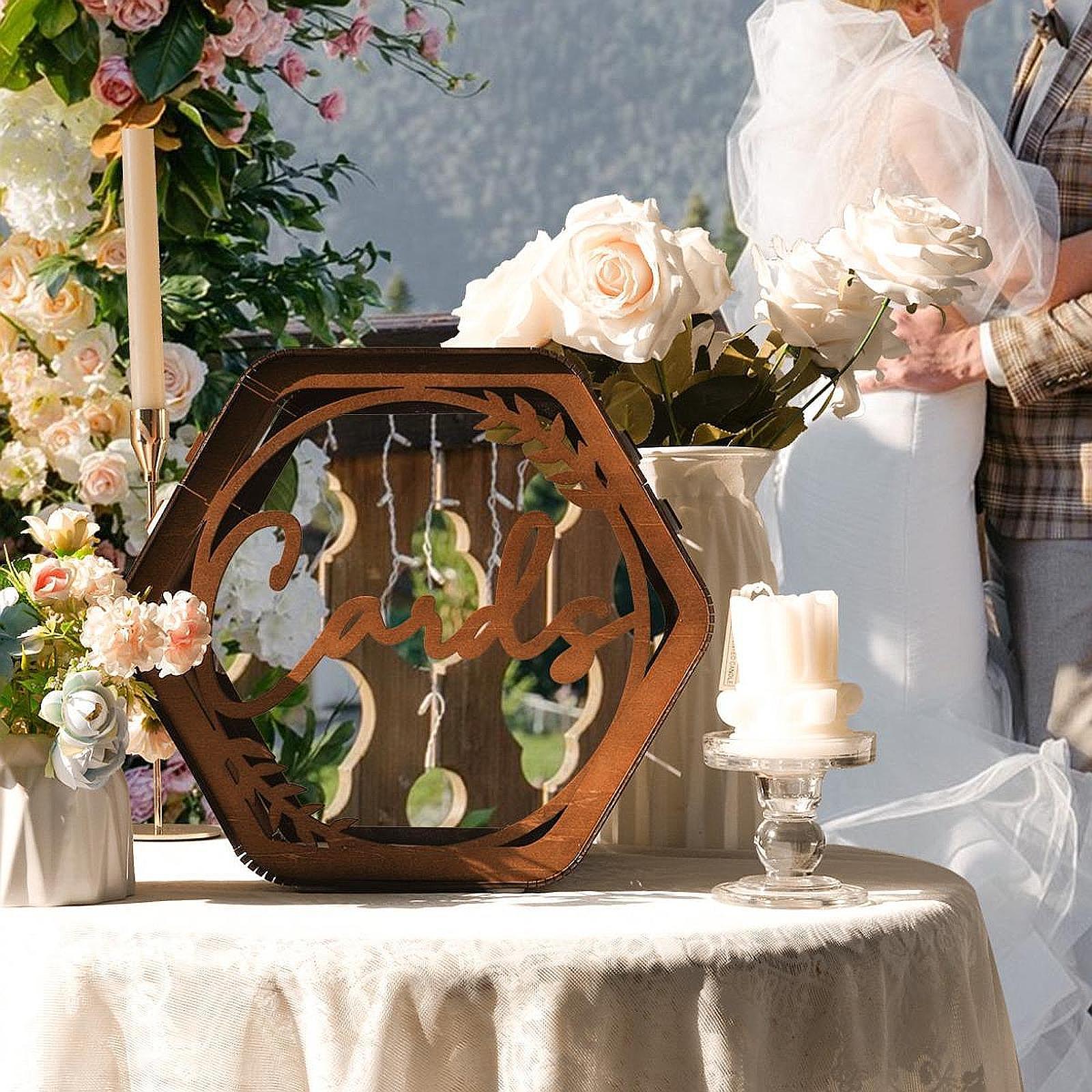 結婚式のカードボックス 封筒型マネーボックス センターピース - Wedding Card Box のレビューと価格