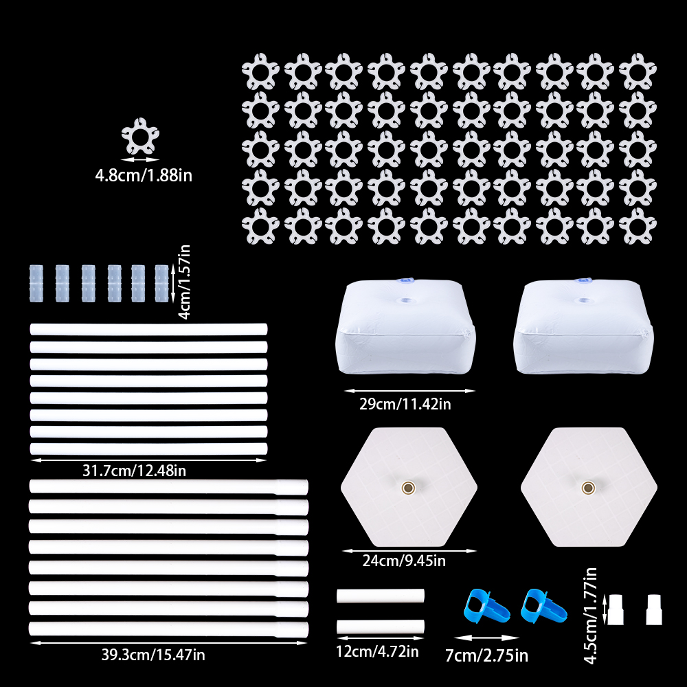 大型バルーンアーチスタンドプラスチックキット,ハーフアーチフ - Wedding Supply Kit のレビューと価格