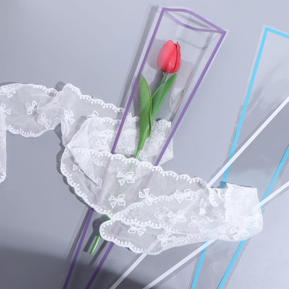 50 個透明花包装袋防水ビニール袋包装紙パッケージ用品花束梱 - Wedding Packaging のレビューと価格