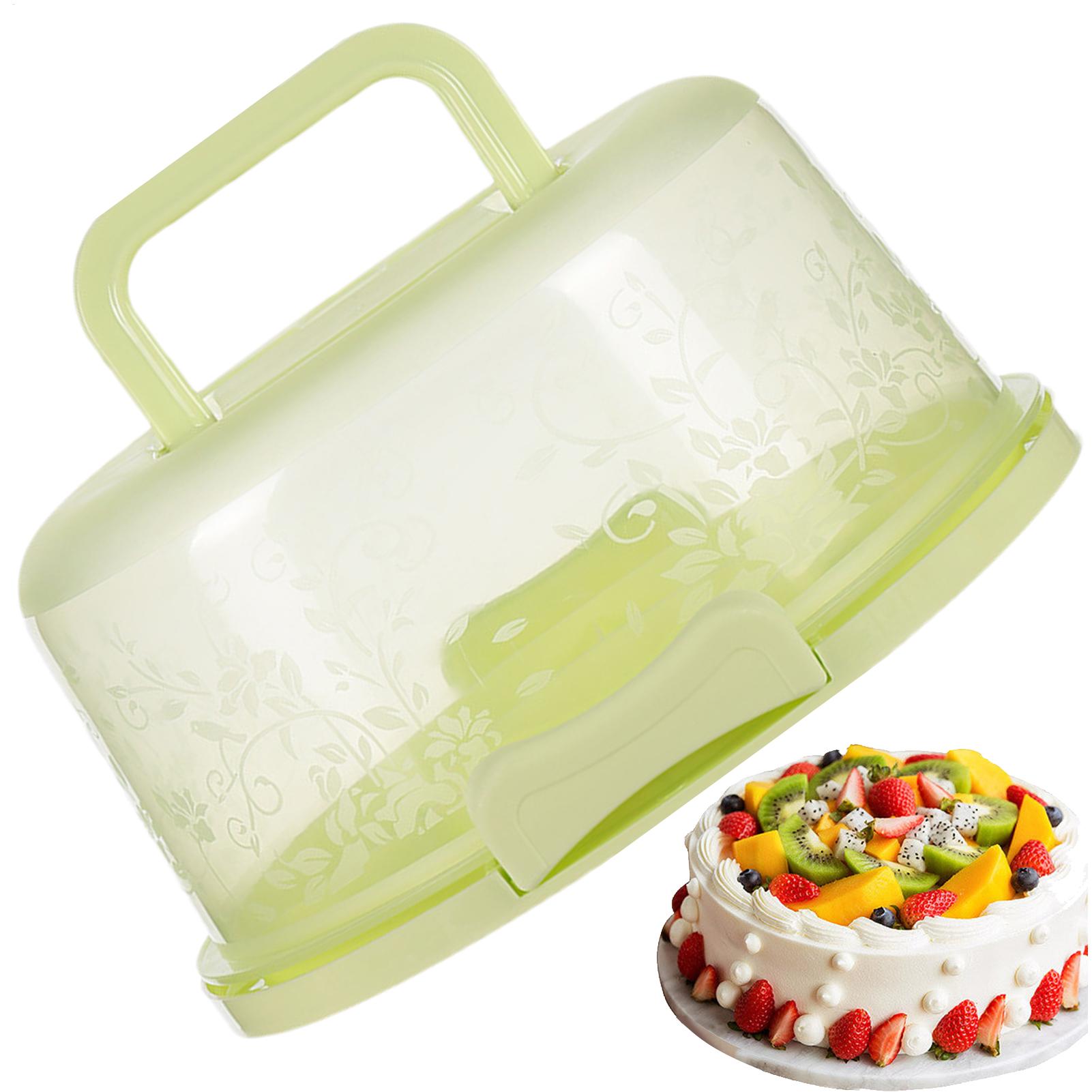 ケーキ容器 蓋付きケーキ容器 透明ドーム 再利用可能な密閉ボ - Wedding Packaging のレビューと価格