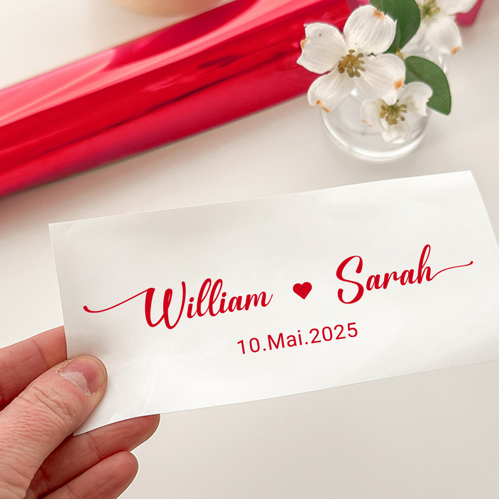カスタムネームデカール 結婚式 クリスマスカードボックス用  - Wedding Card Box のレビューと価格