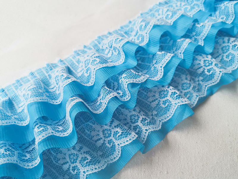3dプリーツシフォン生地,幅11cm,レース,フラウンス,カ - Wedding Water Supply のレビューと価格