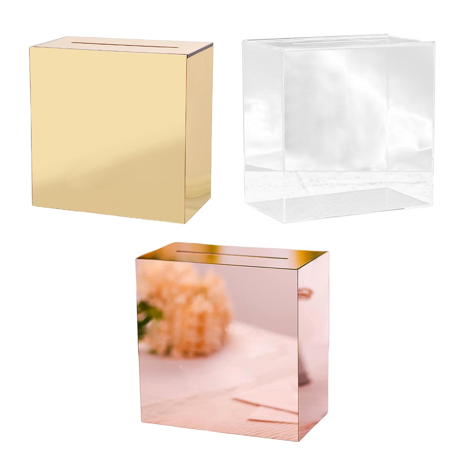 アクリル製ウェディングカードボックス 装飾ボックス 誕生日パ - Wedding Card Box のレビューと価格