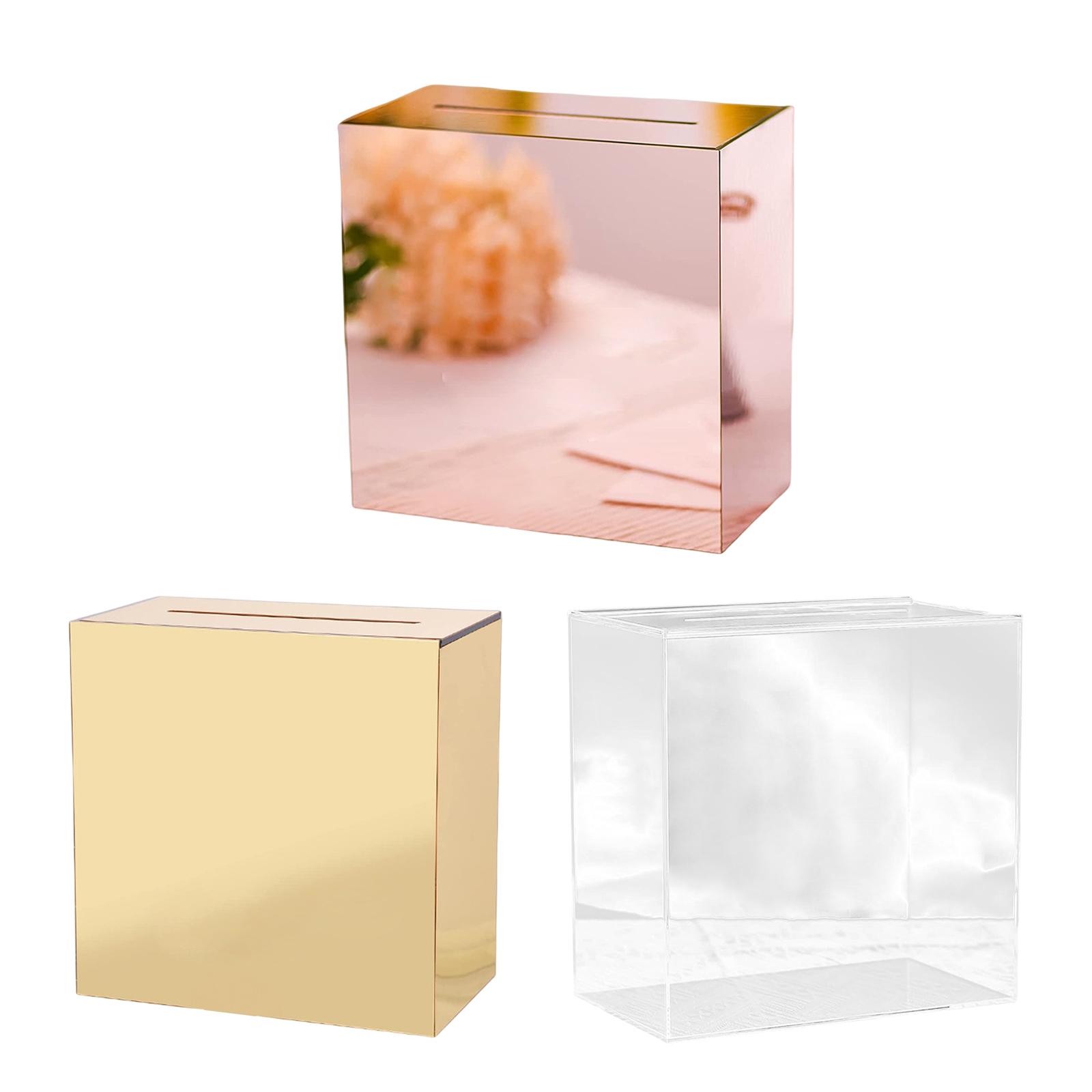 アクリル製ウェディングカードボックス 装飾ボックス 誕生日パ - Wedding Card Box のレビューと価格