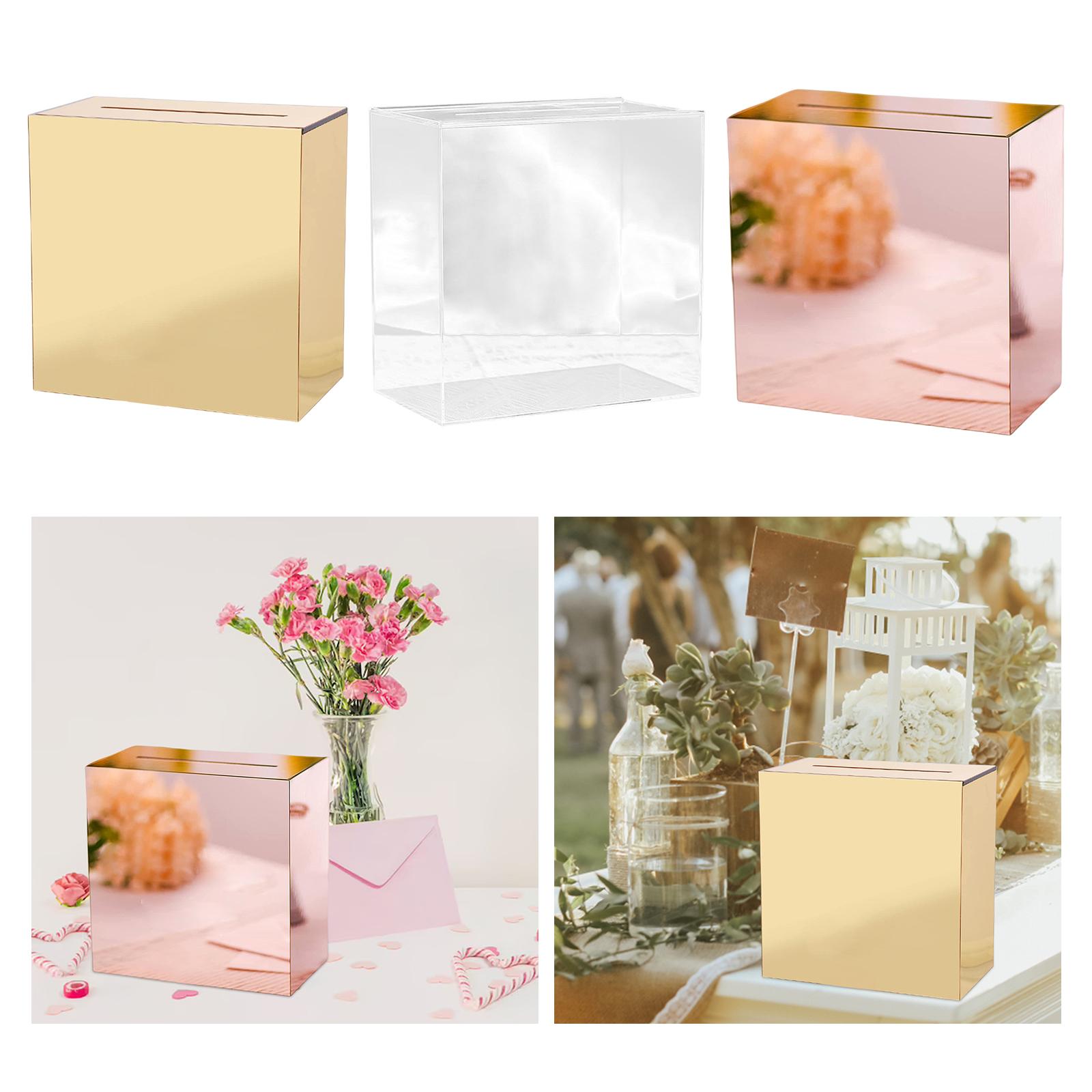 アクリル製ウェディングカードボックス 装飾ボックス 誕生日パ - Wedding Card Box のレビューと価格