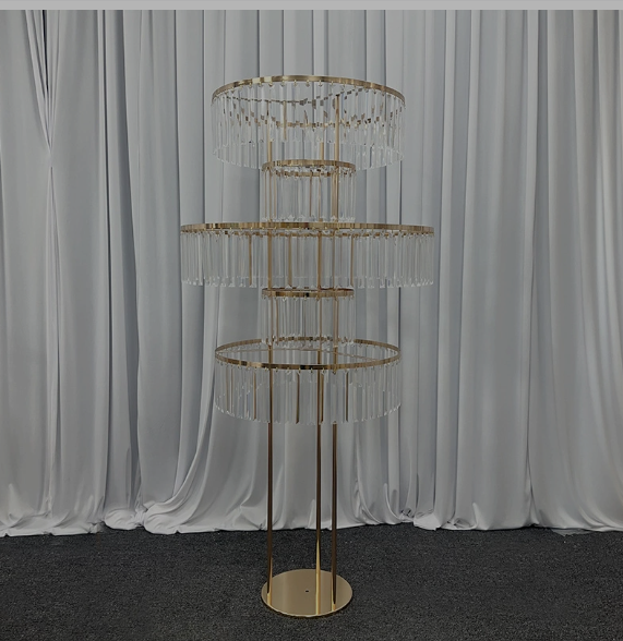 4個セット フラワーラック クリスタルロードリード 39イン - Wedding Decor Supply Store のレビューと価格