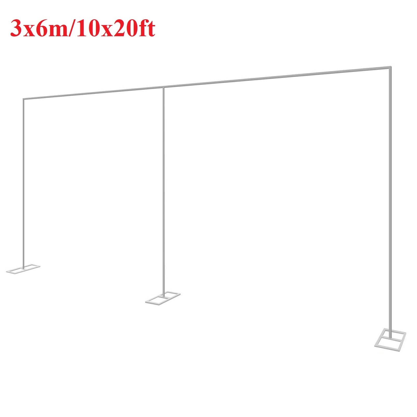3x6m/10x20ft メタルウェディングアーチスタンド高 - Confetti Balloon Set のレビューと価格