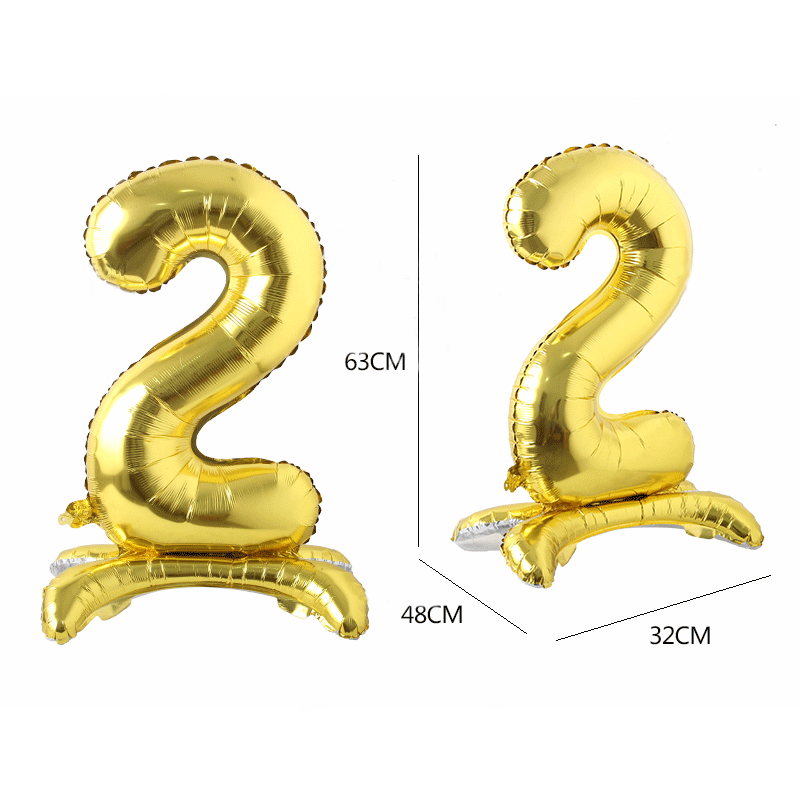 新着 32 インチスタンド番号ホイルバルーンローズゴールドシ - Confetti Balloon Set のレビューと価格