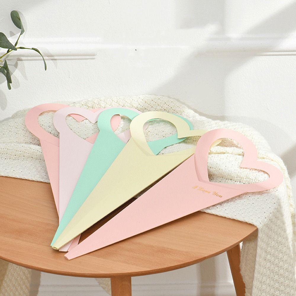 10 個ロマンチックなハートシングルフラワーボックス DIY - Wedding Packaging のレビューと価格