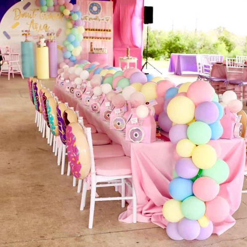 マカロンラテックスバルーン,30または60個,5インチ,パス - Confetti Balloon Set のレビューと価格